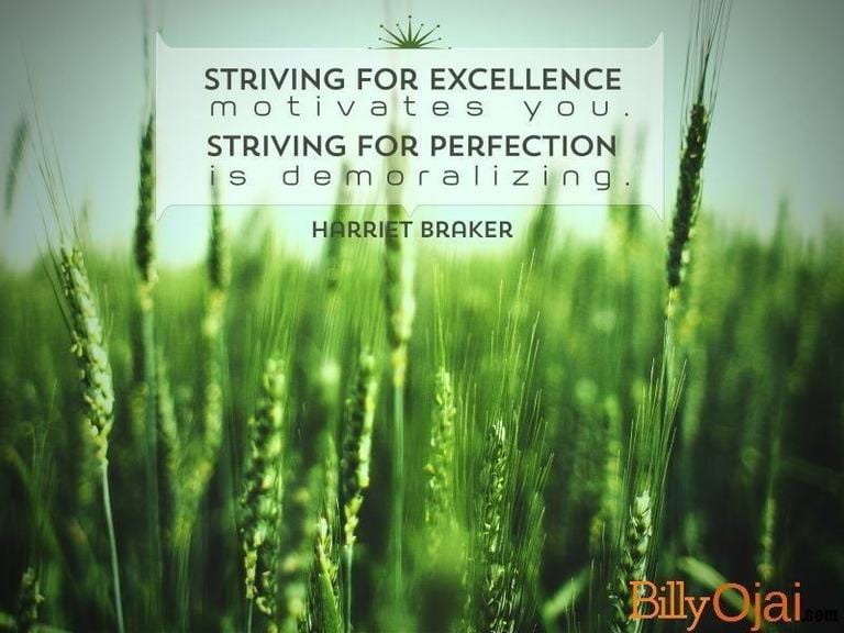 Striving for excellence