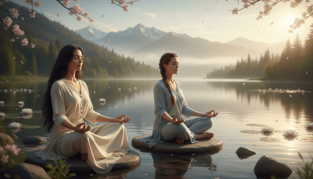 meditating for stress relief